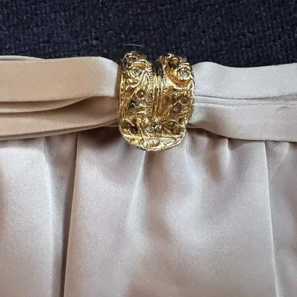 NWT 1950s vintage silk ‘After Five’ Lowy &Mund evening clutch purse w coin purse - Picture 7 of 9